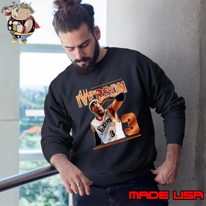 Allen Iverson American former professional basketball Player T-Shirt Sweatshirt