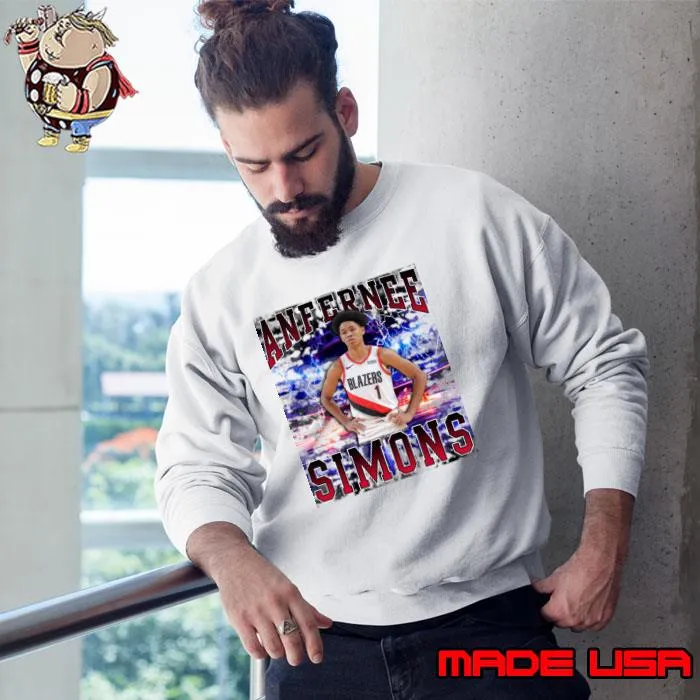 Anfernee Simons American professional basketball player for the Portland Trail Blazers T-Shirt Sweatshirt