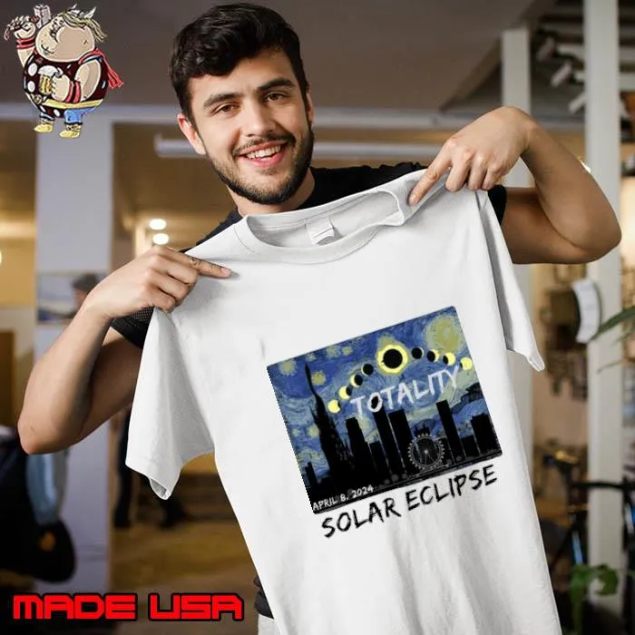 Art Solar Eclipse 2024 Totality April 8 T-Shirt
