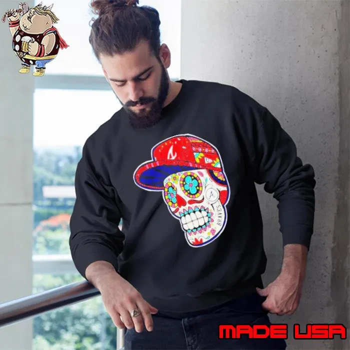 Atlanta Braves sugar skull s Sweatshirt