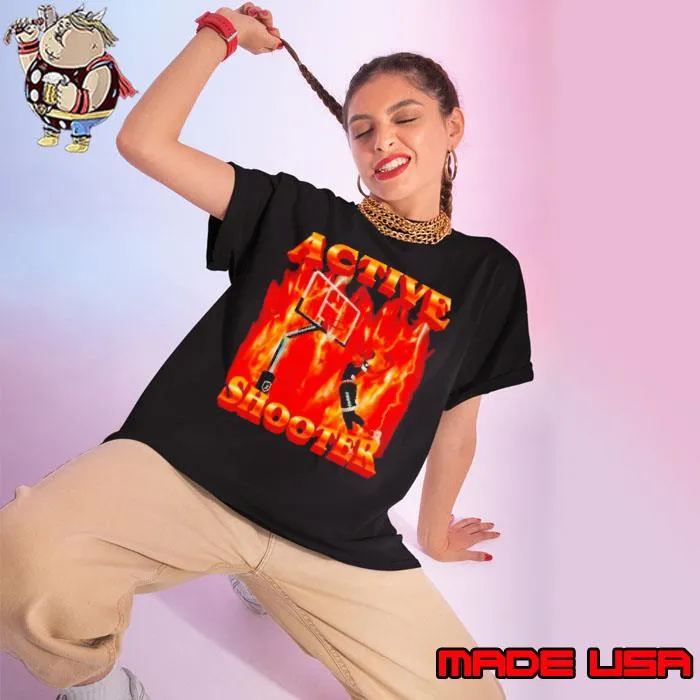 Basketball fire Active Shooter shirt