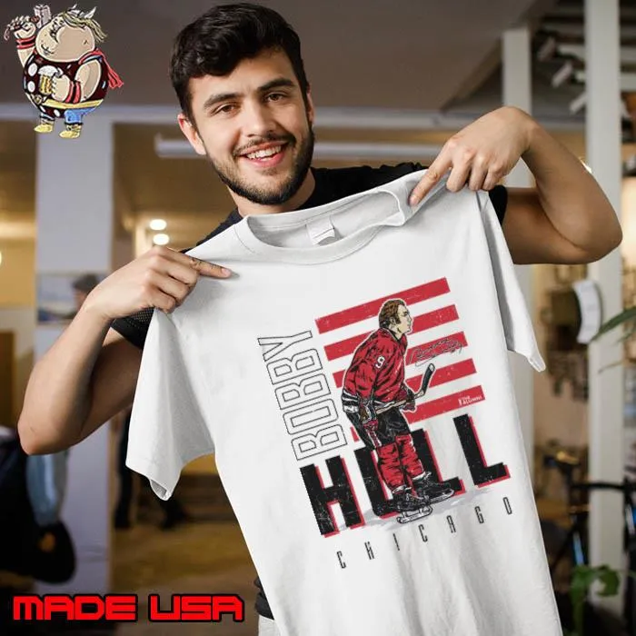 Bobby Hull Canadian professional ice hockey player Chicago Homage T-Shirt Unisex