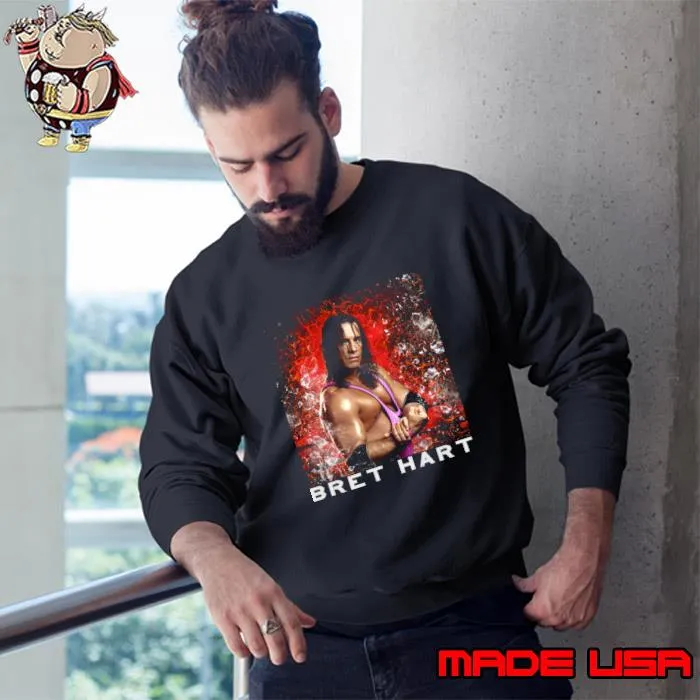 Bret Hart Canadian American retired professional wrestler T-Shirt Sweatshirt