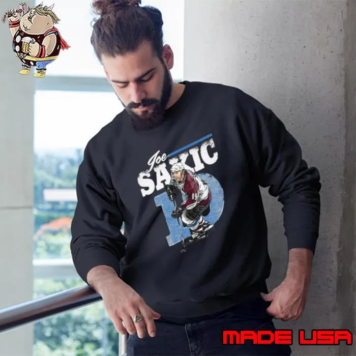 Canadian professional ice hockey executive joe sakic retro T-Shirt Sweatshirt