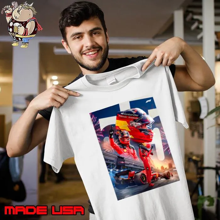 Carlos Sainz SingaporeGP Spanish racing driver currently competing T-Shirt Unisex