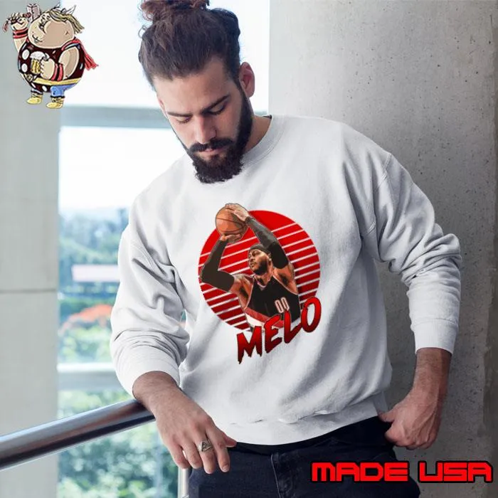 Carmelo Anthony Melo American former professional basketball player retro T-Shirt Sweatshirt