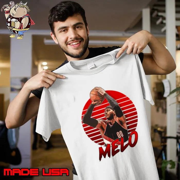 Carmelo Anthony Melo American former professional basketball player retro T-Shirt Unisex