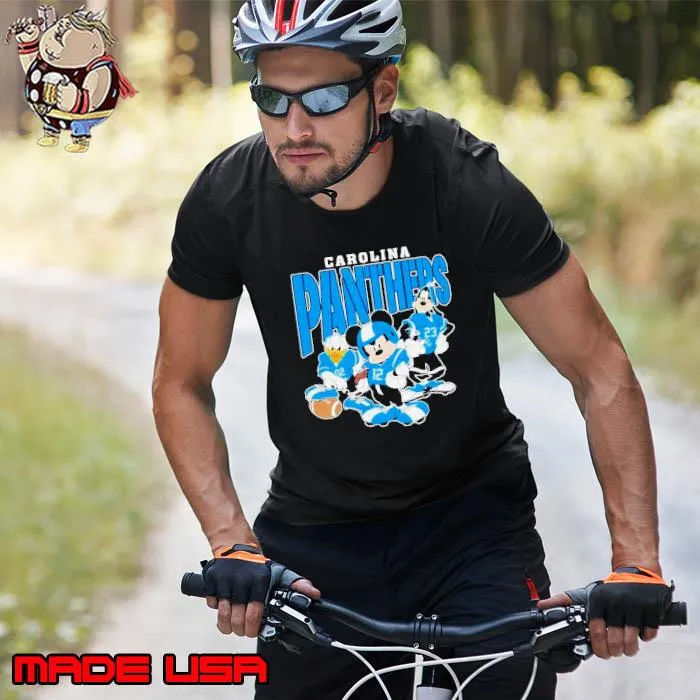 Carolina Panthers Mickey Donald Duck And Goofy Football Team 2024 Shirt