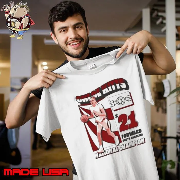 Chloe Kitts 21 Forward South Carolina National Champions shirt