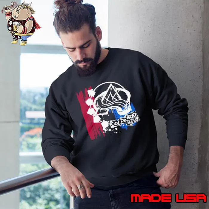 Colorado Avalanche Ice Hockey Nhl Tour s Sweatshirt