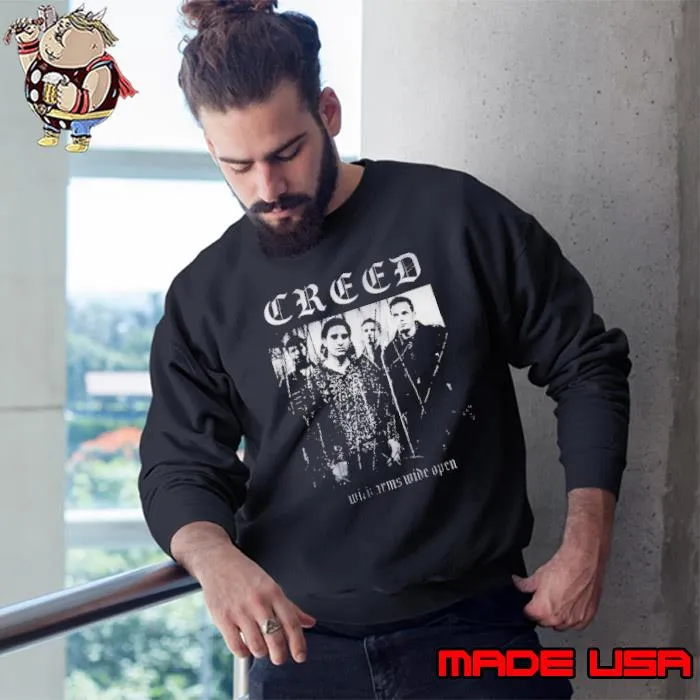Creed Band With Arms Wide Open Shirt Sweatshirt