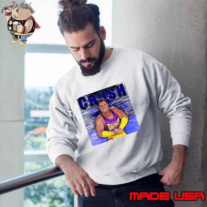 CRUSH American professional wrestler Brian Keith Adams T-Shirt Sweatshirt