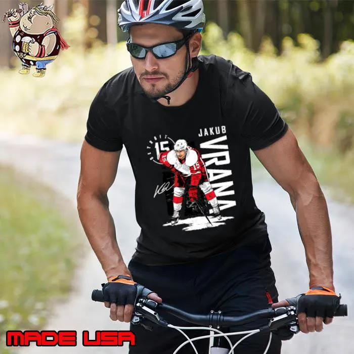 Czech professional ice hockey forward jakub vrana signature T-Shirt Unisex