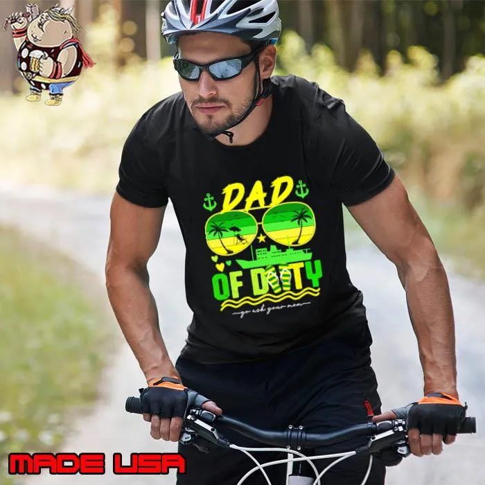 Dad Of Duty Go Ask Your Mom Sunglasses Vintage T-Shirt Unisex