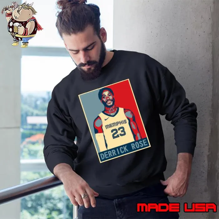 Derrick Rose American professional basketball player for the Memphis Grizzlies T-Shirt Sweatshirt