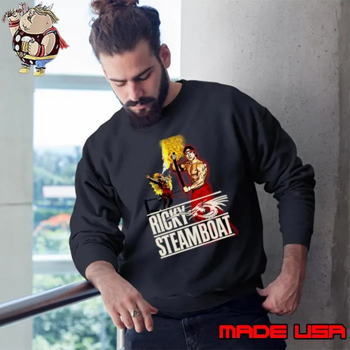 Dragon's Fury Ricky Steamboat American retired professional wrestler T-Shirt Sweatshirt