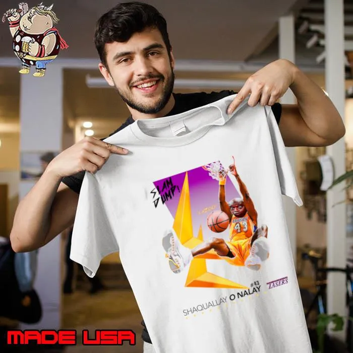 Dump Sports Basketball Player Shaquallay O'Nalay T-Shirt Unisex