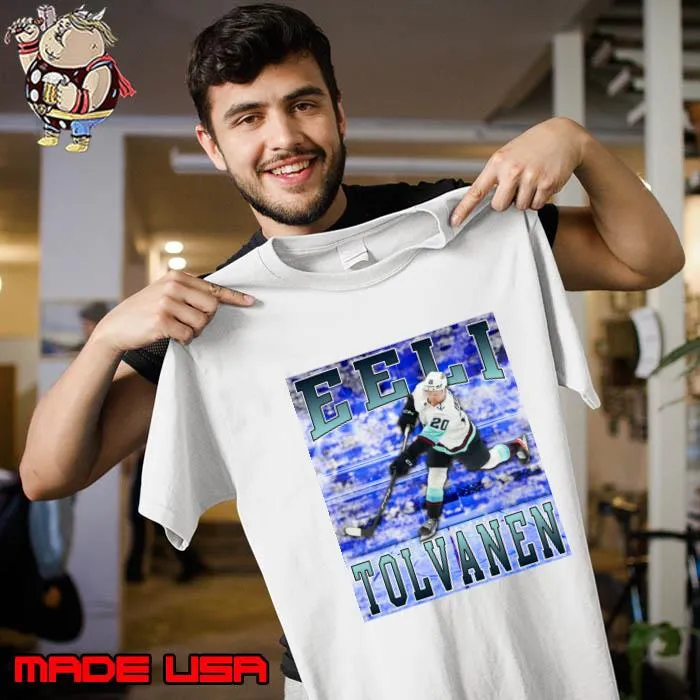 Eeli Tolvanen Finnish professional ice hockey forward for the Seattle Kraken T-Shirt Unisex
