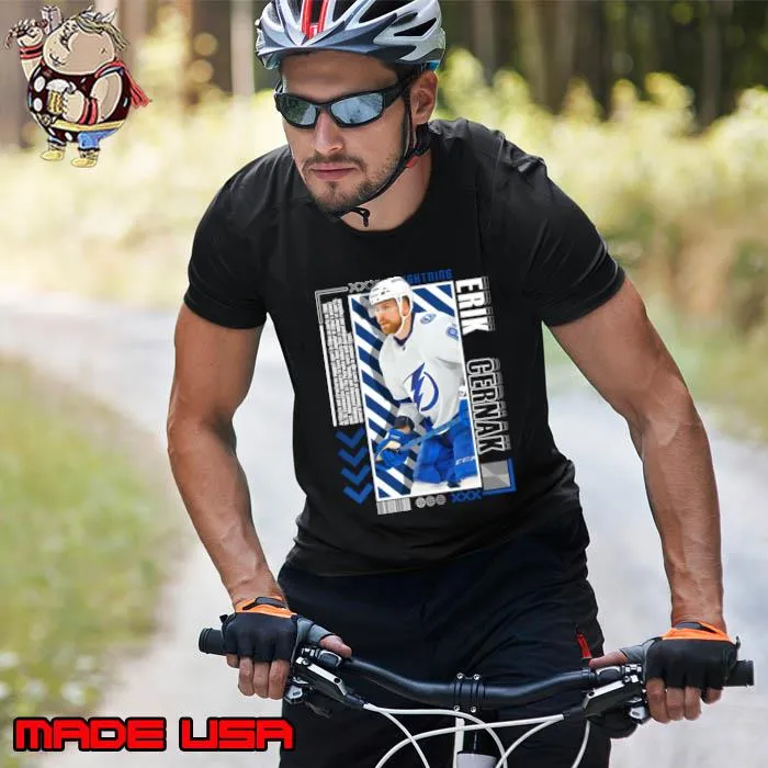 Erik Cernak Paper Slovak professional ice hockey defenceman for Tampa Bay Lightning T-Shirt Unisex