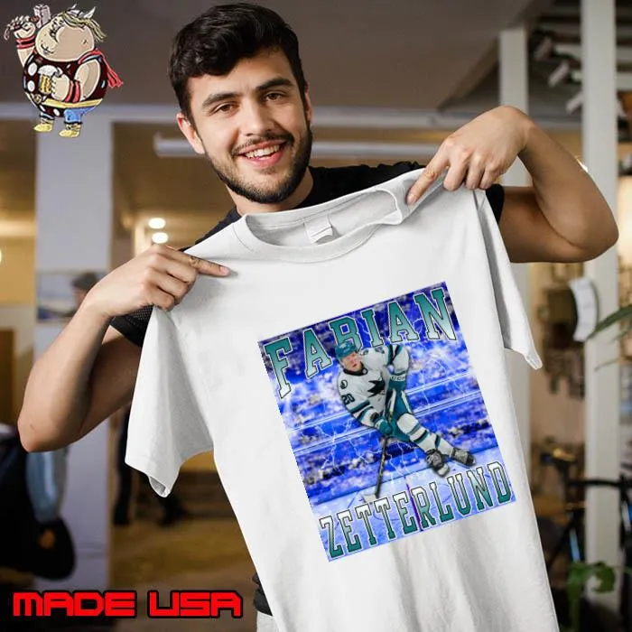 Fabian Zetterlund Swedish professional ice hockey forward T-Shirt Unisex