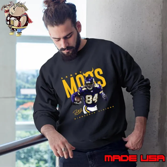 Funny randy Moss American former professional football wide receiver T-Shirt Sweatshirt