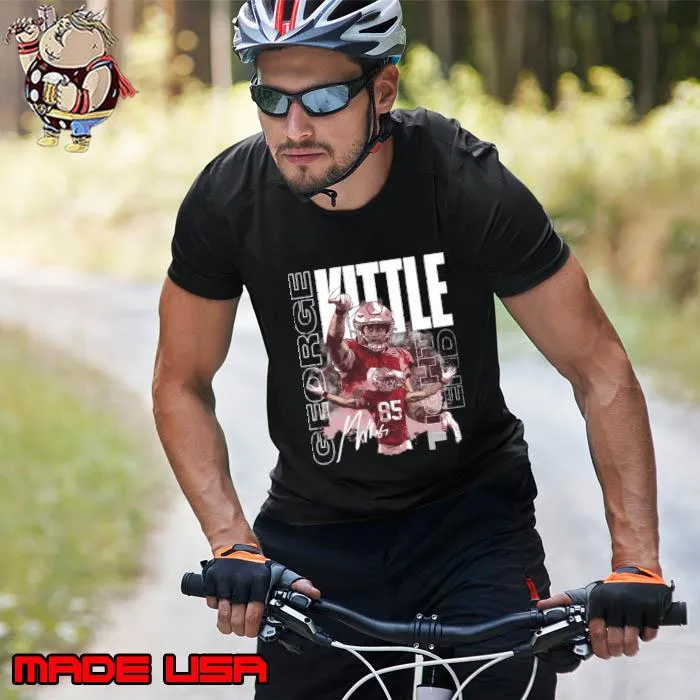 George Kittle American football tight end for the San Francisco 49ers Dual T-Shirt Unisex