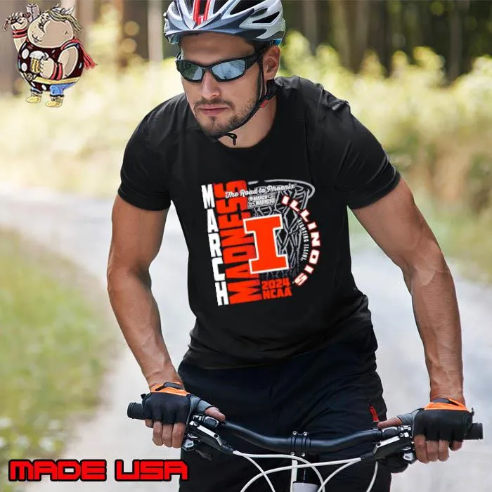Illinois Fighting Illini 2024 NCAA Basketball the road to Phoenix March Madness s Unisex