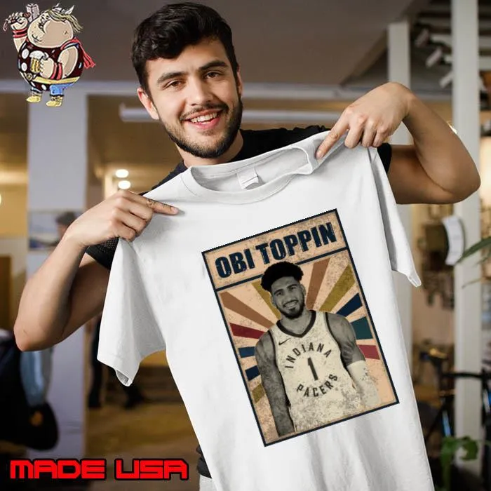 Indiana Pacers Obi Toppin American professional basketball player T-Shirt Unisex