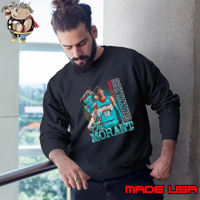 Ja Morant American professional basketball player for the Memphis Grizzlies Collage T-Shirt Sweatshirt