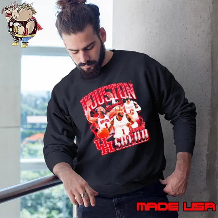 Jamal Shead Houston Cougars NCAA Men’s basketball player s Sweatshirt
