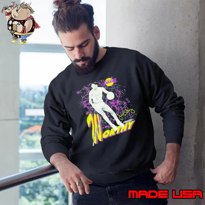 James Worthy Los Angeles Lakers Vintage s Sweatshirt