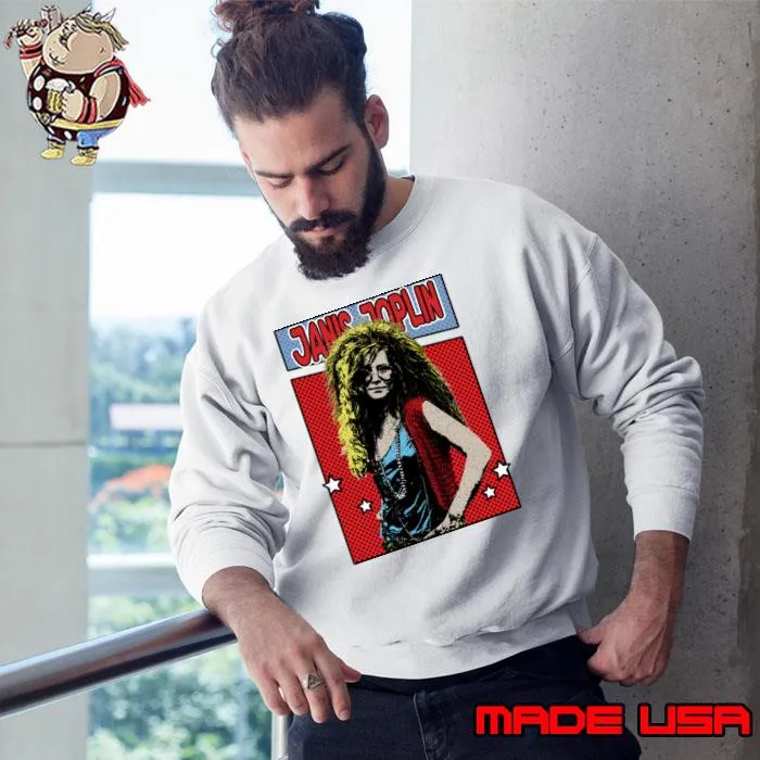 Janis Joplin American singer songwriter T-Shirt Sweatshirt