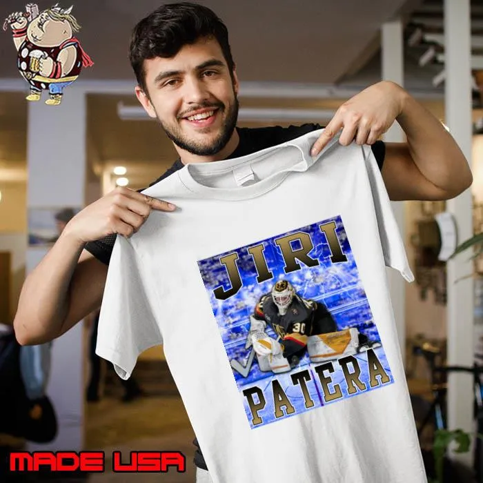 Jiri Patera Czech professional ice hockey goaltender for the Vegas Golden Knights T-Shirt Unisex