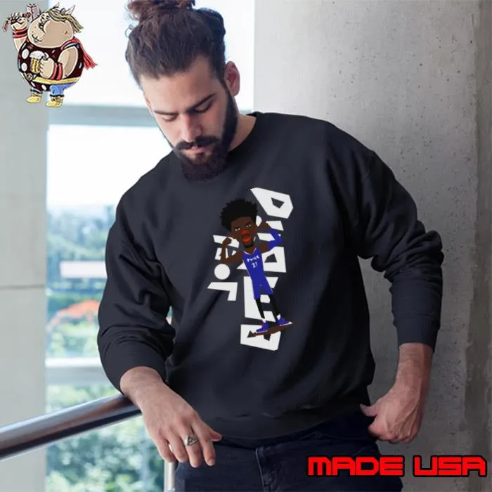 Joel Embid Art Cameroonian-American professional basketball player for the Philadelphia 76ers T-Shirt Sweatshirt