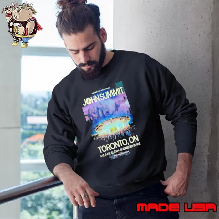 John Summit Show Poster Toronto, On June 15 2024 s Sweatshirt