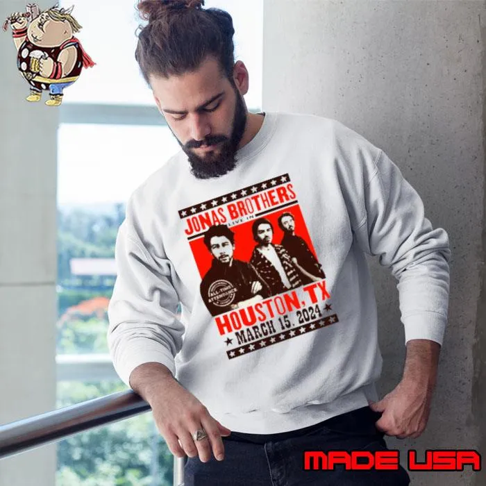 JonasBrothers Live In Houston Rodeo March 15 2024 Shirt Sweatshirt