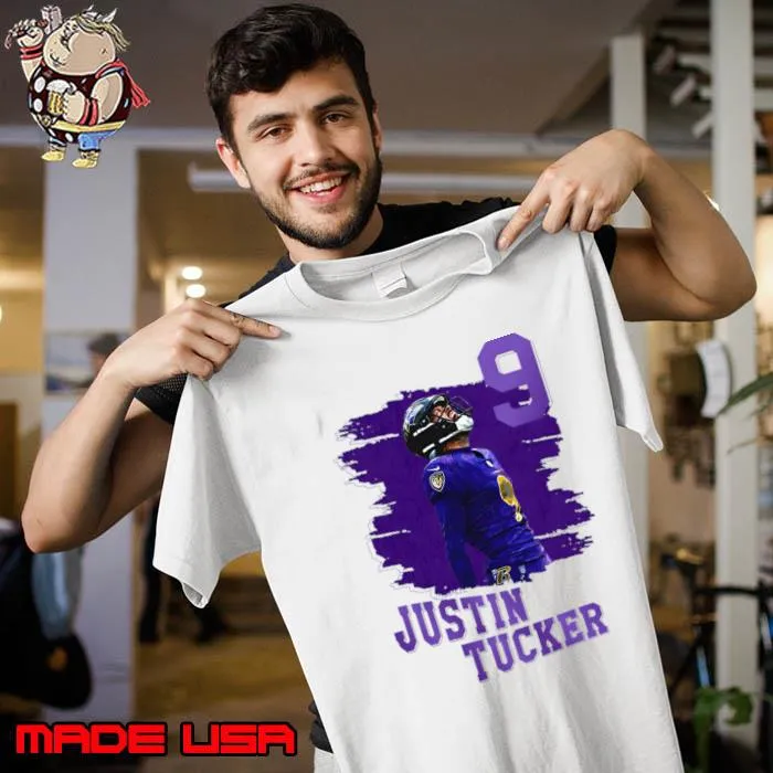 Justin Tucker 9 American football placekicker the Baltimore Ravens T-Shirt Unisex