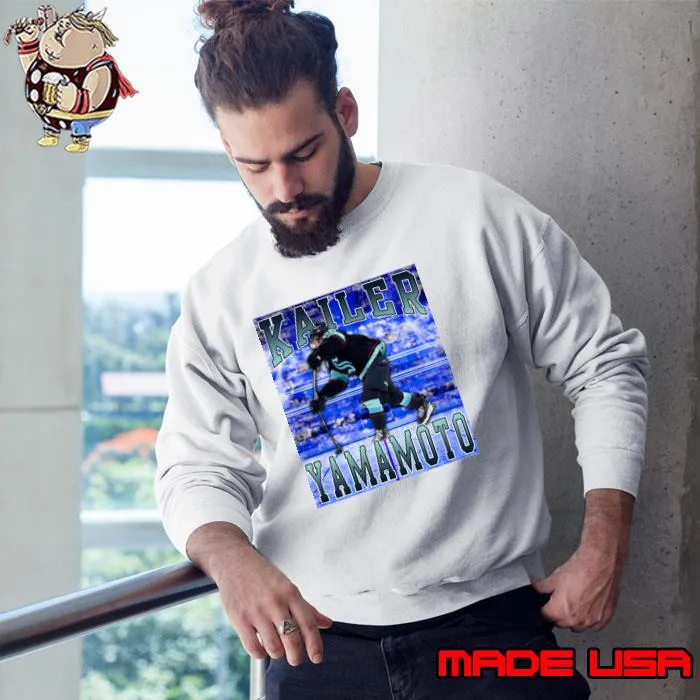 Kailer Yamamoto American professional ice hockey right winger for the Seattle Kraken T-Shirt Sweatshirt