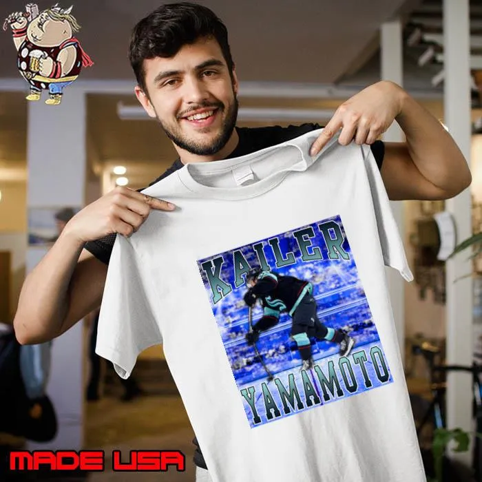 Kailer Yamamoto American professional ice hockey right winger for the Seattle Kraken T-Shirt Unisex
