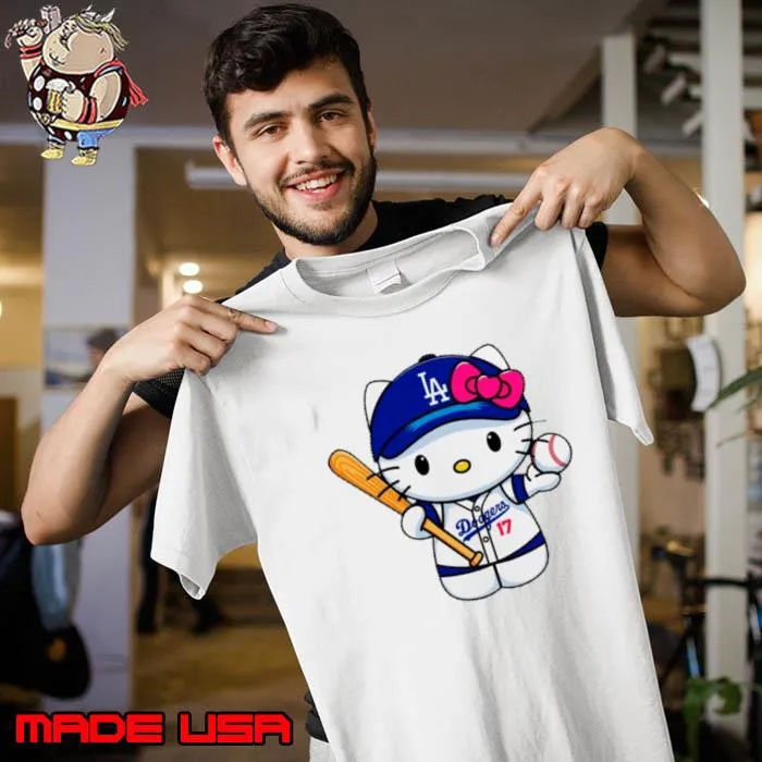 LA Dodgers Hello Kitty MLB Team s Unisex