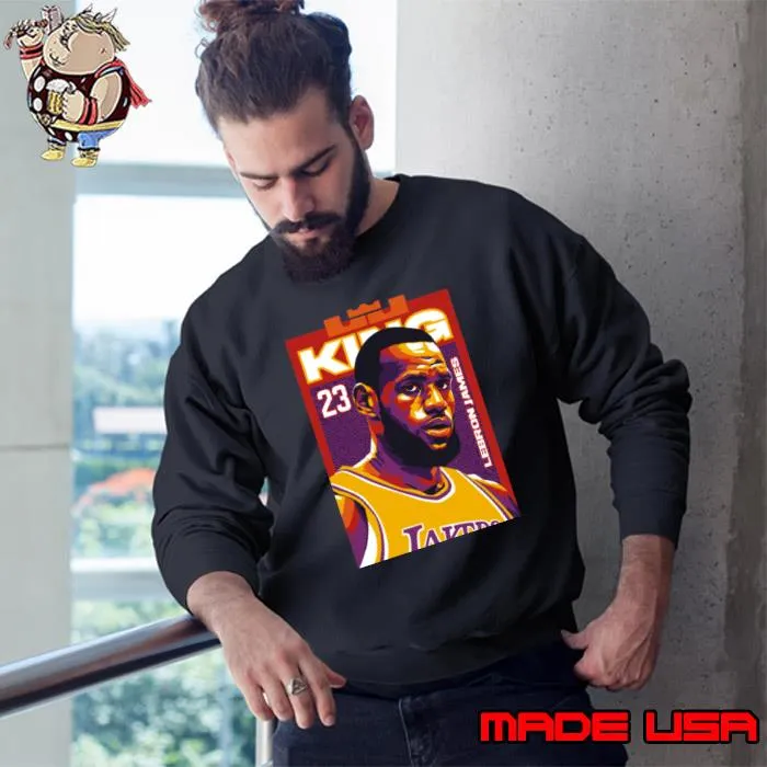 Leborn James Legend American professional basketball player for the Los Angeles Lakers T-Shirt Sweatshirt