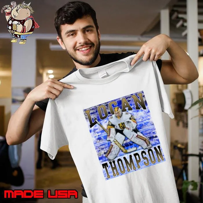 Logan Thompson Canadian professional ice hockey goaltender for the Vegas Golden Knights T-Shirt Unisex