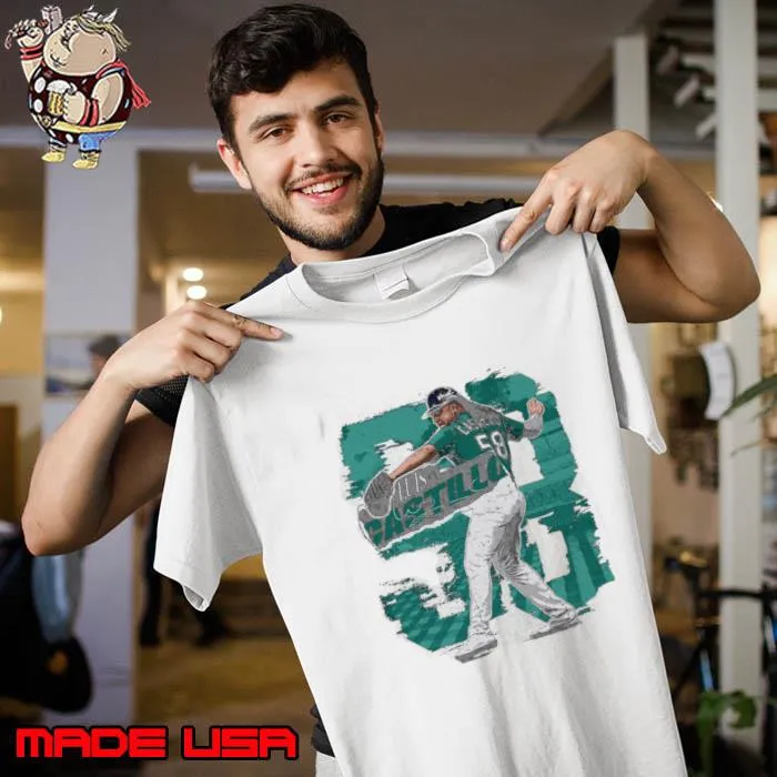 Luis Castillo Dominican professional baseball pitcher Seattle Rough T-Shirt Unisex