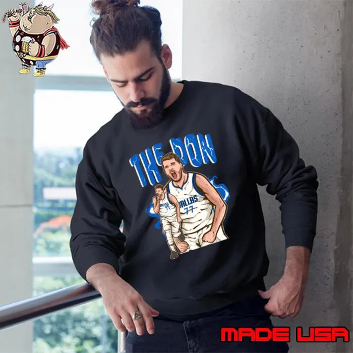 Luka Doncic Slovenian professional basketball player The Don Cartoon T-Shirt Sweatshirt