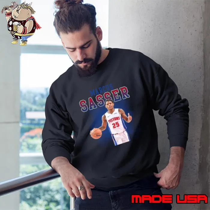 Marcus Sasser American professional basketball player for the Detroit Pistons T-Shirt