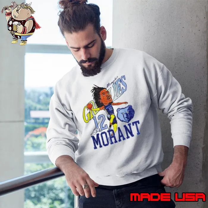 Memphis Grizzlies Ja Morant Caricature shirt