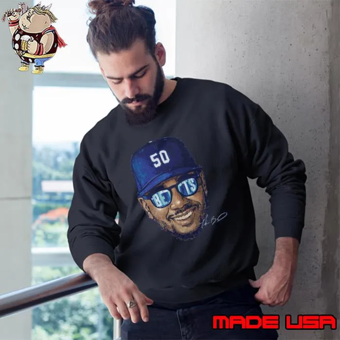 Mookie Betts Los Angeles D Sunglasses Signature T-Shirt Sweatshirt