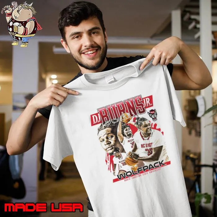 NC State Basketball DJ Burns Jr Shirt