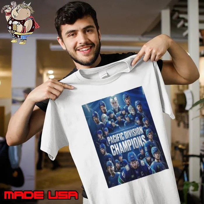NHL Vancouver Canucks 2024 Pacific Division Champions Shirt Unisex