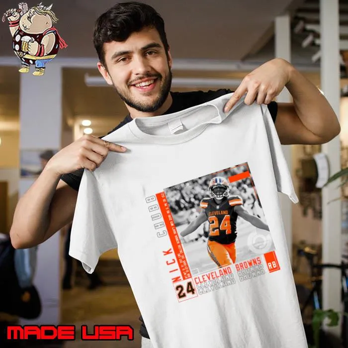 Nick Chubb American football running back for Cleveland Browns T-Shirt Unisex
